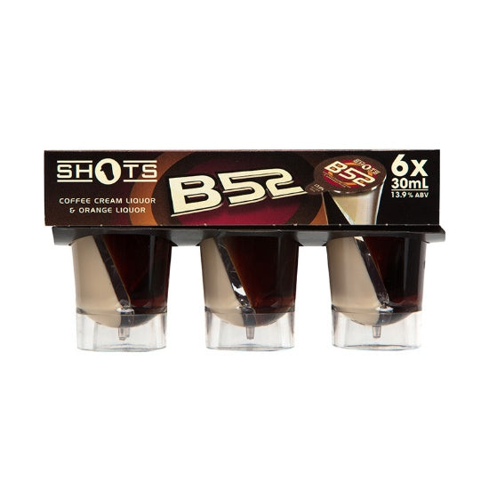 Shots B52 Coffee Cream & Orange Liqueur 6x30ml