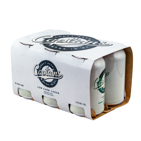 Captains Low Carb Lager Cans 6x330ml