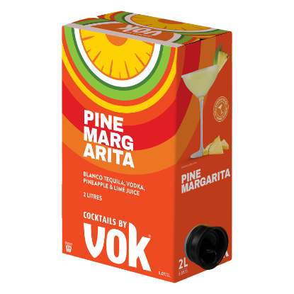 Vok Cocktails Pineapple Margarita 5% Cask 2 LT