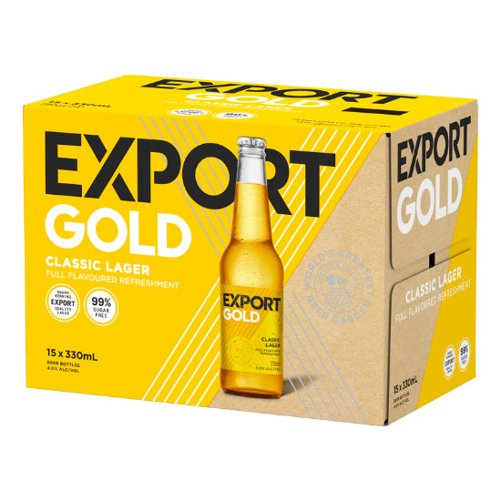 Export Gold Bottles 15x330ml