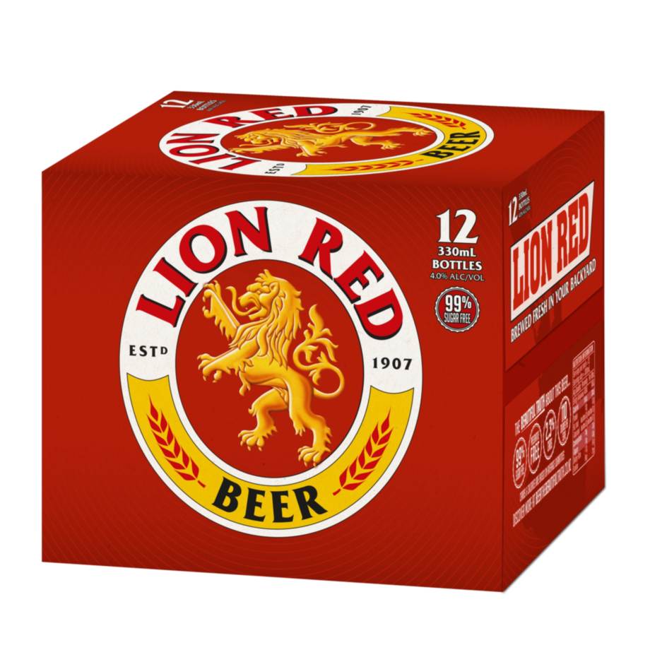 Lion Red 330mL Bottle 12 Pack