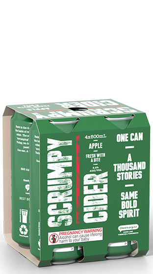 Scrumpy Apple 8.2% 500ml 4pk Can