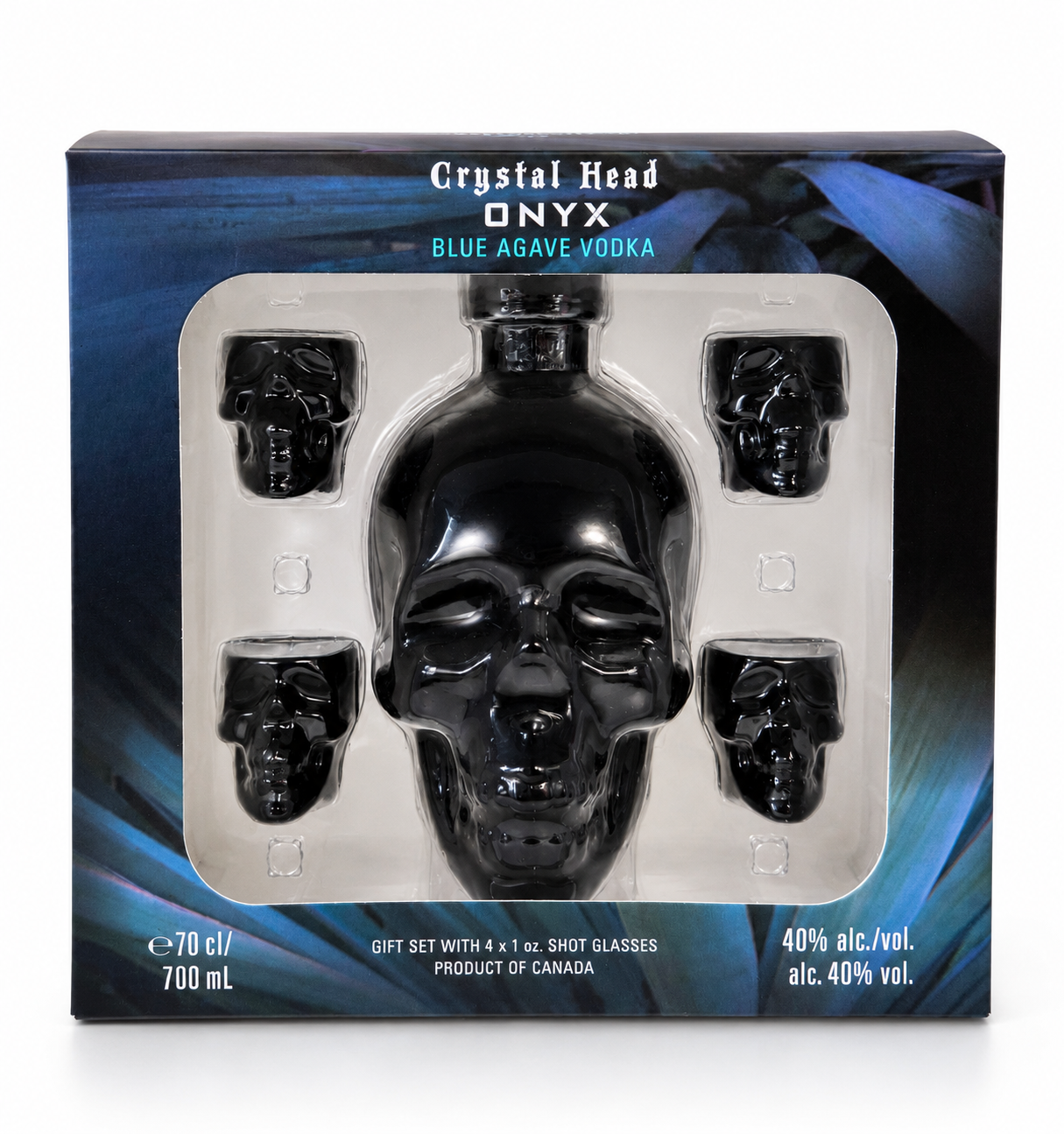 Crystal Head vodka with 4shot glasses 700ml Gift pack
