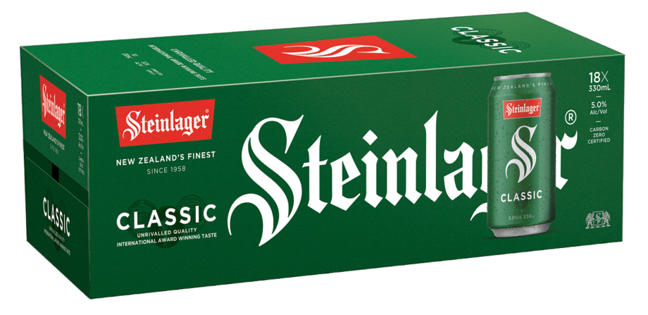 Steinlager Classic 330mL Can 18 Pack