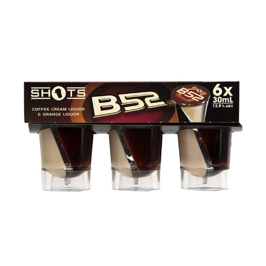 Shots B52 Coffee Cream & Orange Liqueur 6x30ml