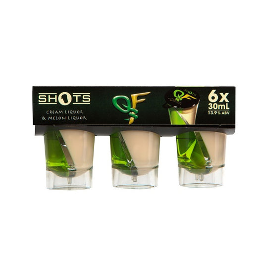 Shots QF Irish Cream & Melon Liqueur 6x30ml