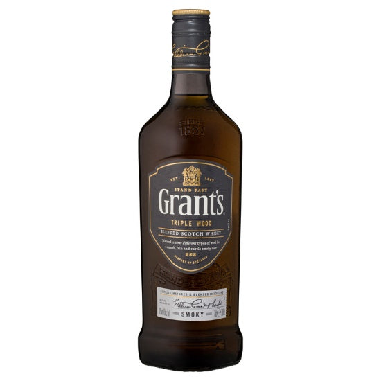 Grant's Triple Wood Smoky Blended 1 Litre