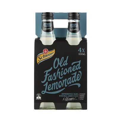 Schweppes Old Fashioned Lemonade Bottles 4x330ml