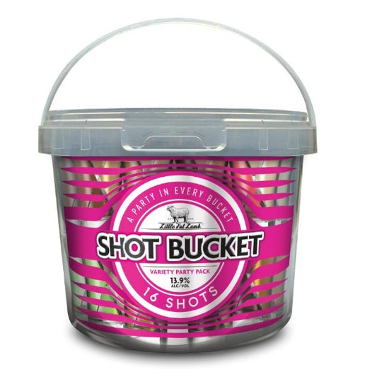 Little Fat Lamb Shot Bucket Variety Party Pack 13.9% Bucket 16x30ml