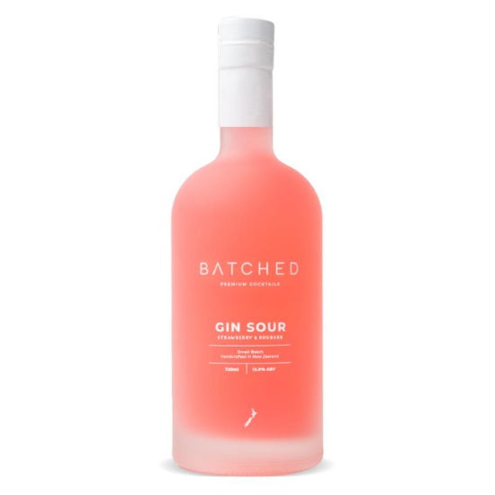 Batched Gin Sour Strawberry & Rhubarb 725ml