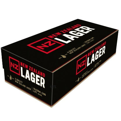 NZ Lager 18pk 330ml Cans