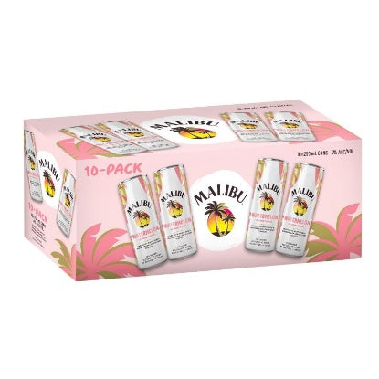 Malibu Watermelon Lemonade Flavour 4% Cans 10x250ml