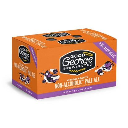 Good George Virtual Reality Non-Alcoholic Pale Ale Cans 6x330ml