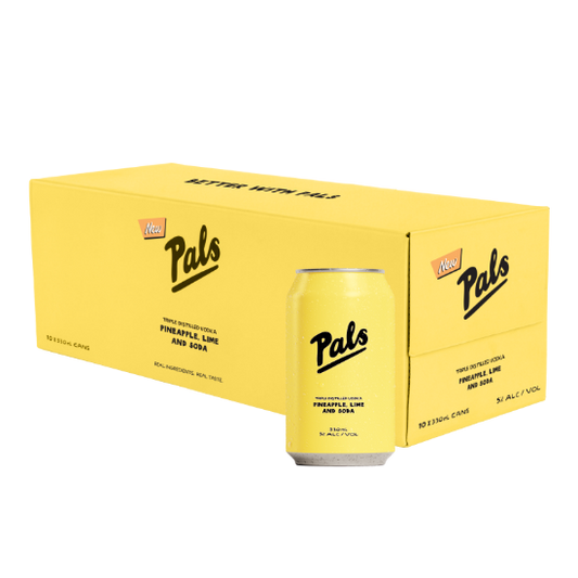 Pals Vodka, Pineapple, Lime & Soda 5% Cans 10x330ml