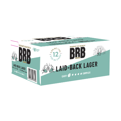 Boundary Road Brewery Laid-Back Lager Cans 12x330ml