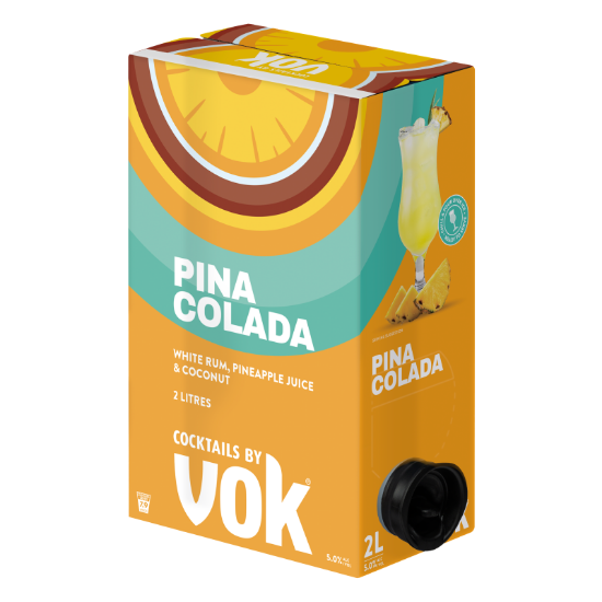 Vok Cocktails Pina Colada 5% Cask 2 Litre