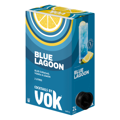 Vok Cocktails Blue Lagoon 5% Cask 2 LT