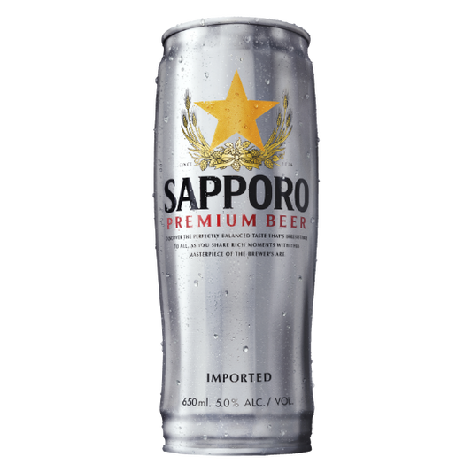 Sapporo Premium Japanese Beer Can 650ml