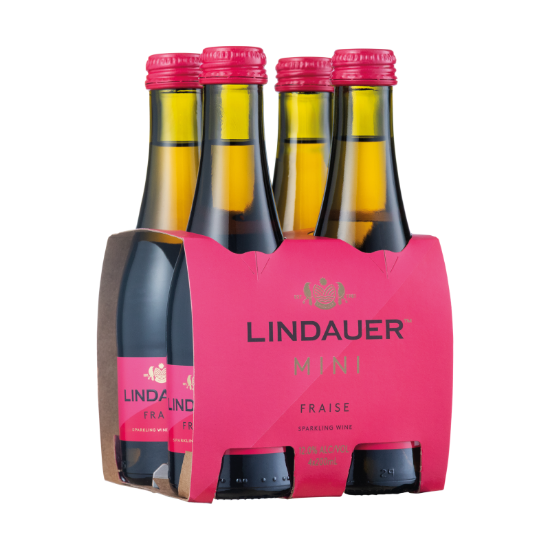 Lindauer Mini Fraise 4x200ml