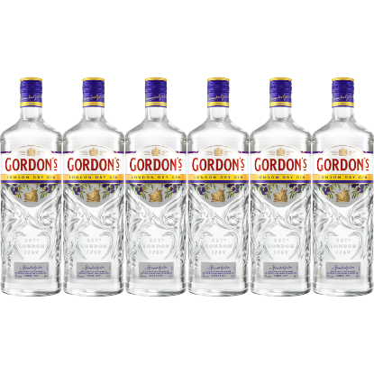 Gordon's Gin 1L 6 Bottles Case Deal