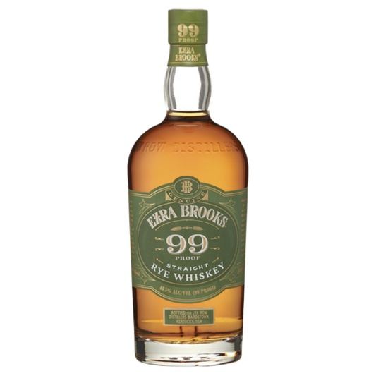 Ezra Brooks 99 Proof Rye Whiskey 750ml