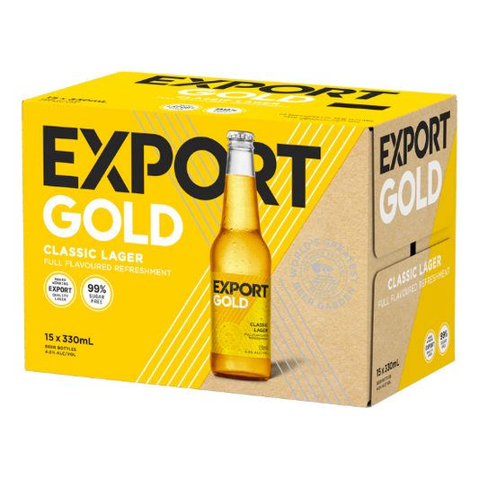 Export Gold Bottles 15x330ml