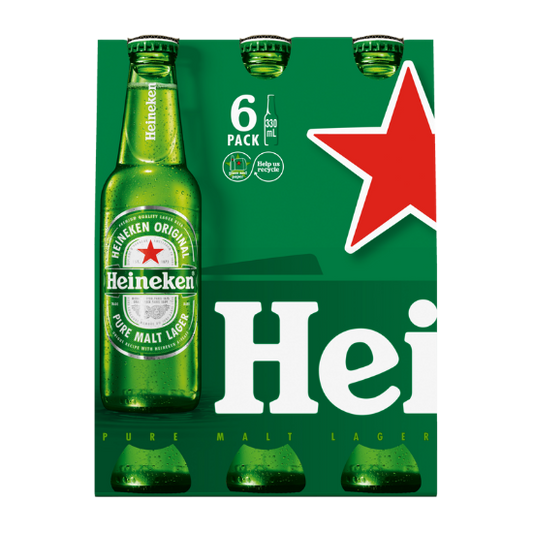 Heineken Bottles 6x330ml