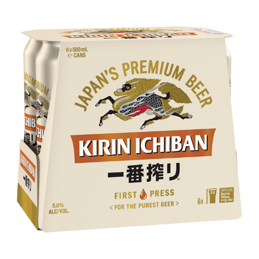 Kirin Ichiban Cans 6x500ml