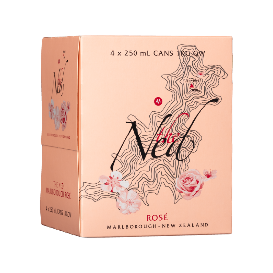 The Ned Rosé Cans 4x250ml