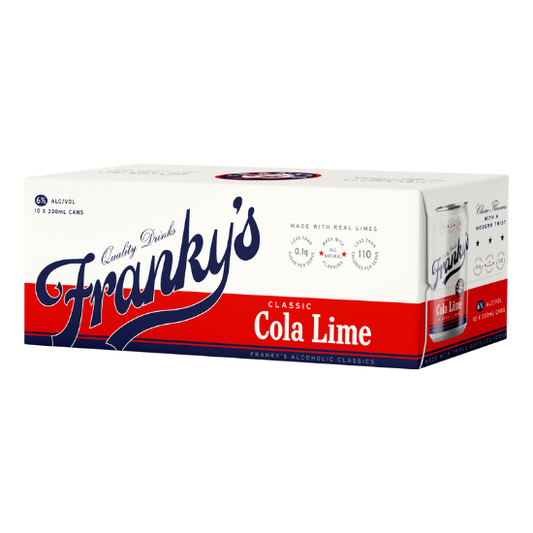 Franky's Classic Cola Lime 6% Cans 10x330ml