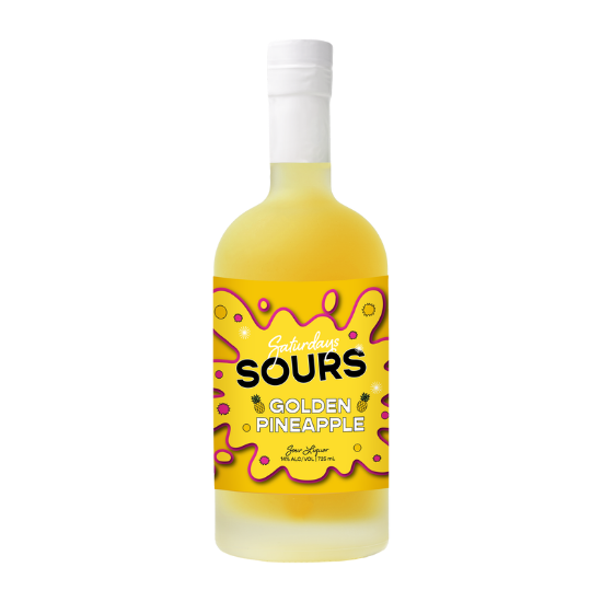 Saturdays Sours Golden Pineapple 14% 725ml