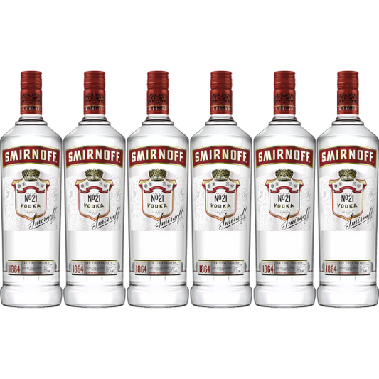 Smirnoff Red No.21 Vodka 6x1 Lt