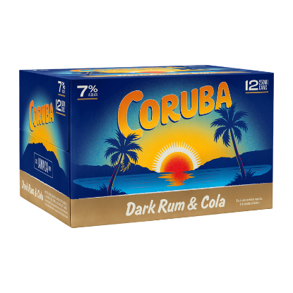 Coruba Original & Cola 7% Cans 12x250ml