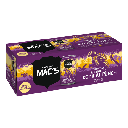 Mac's Tropzilla Alcoholic Tropical Punch Cans 10PK CANS