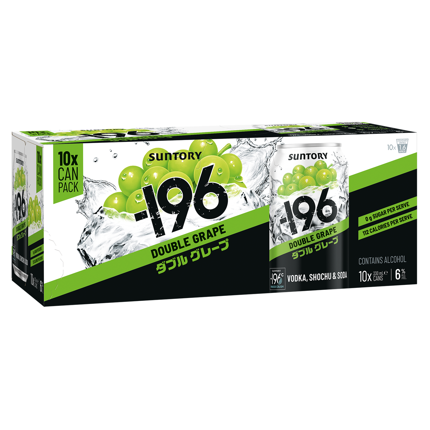 196 Double Grape 6% 10 Pack Cans 330ml