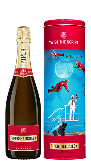 PIPER HEIDSIECK Twist The Script Astronaut Tin Boxes NV 750ml