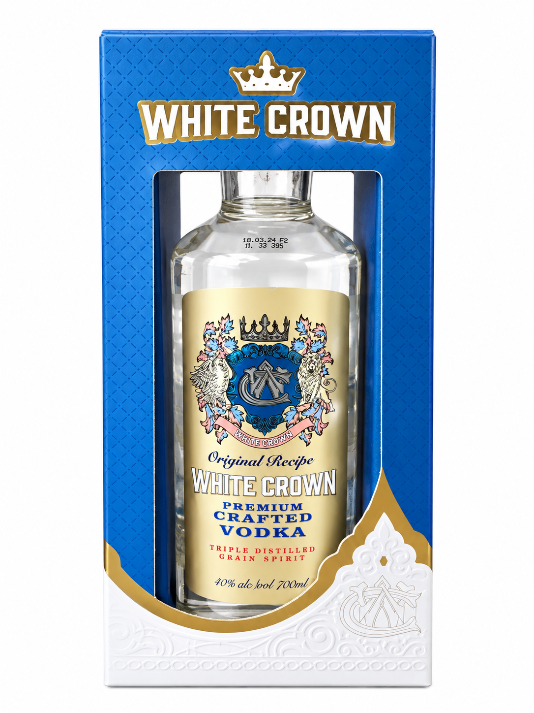 White Crown Premium Crafted Vodka (700ml)