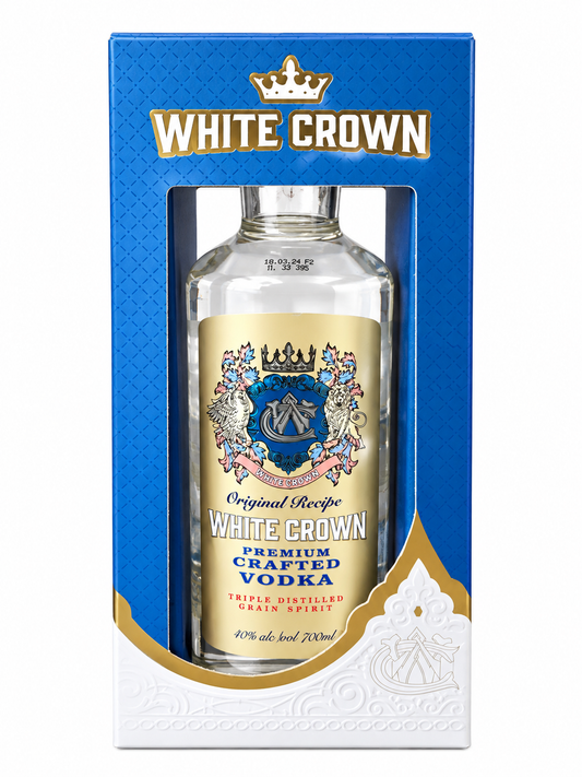 White Crown Premium Crafted Vodka (700ml)