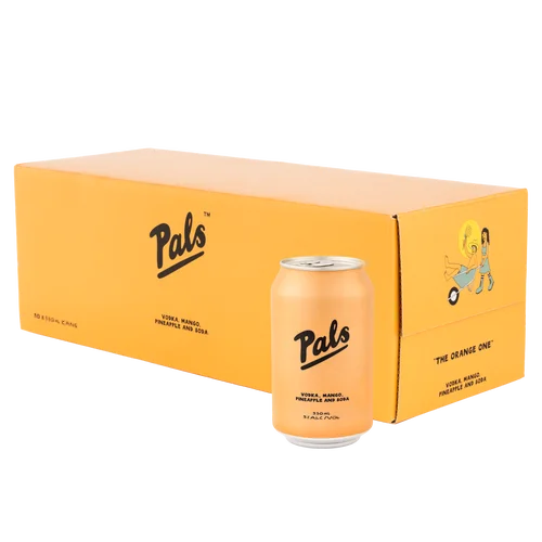 Pals Vodka, Mango, Pineapple & Soda 5% Cans 10x330ml
