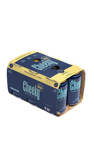 CHEEKY Hard Iced Tea Mango 6.5% 330ml 6PK CAN