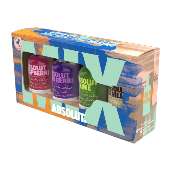 Absolut Made Mix Pack 4x50ml