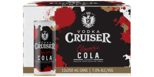 NEW VODKA CRUISER CLASSIC COLA 7% 250ML CAN 12PK
