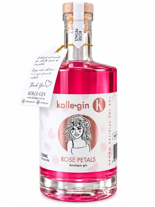 Kolle Gin Rose Petals – Boutique Gin (750ml, 44% ABV)