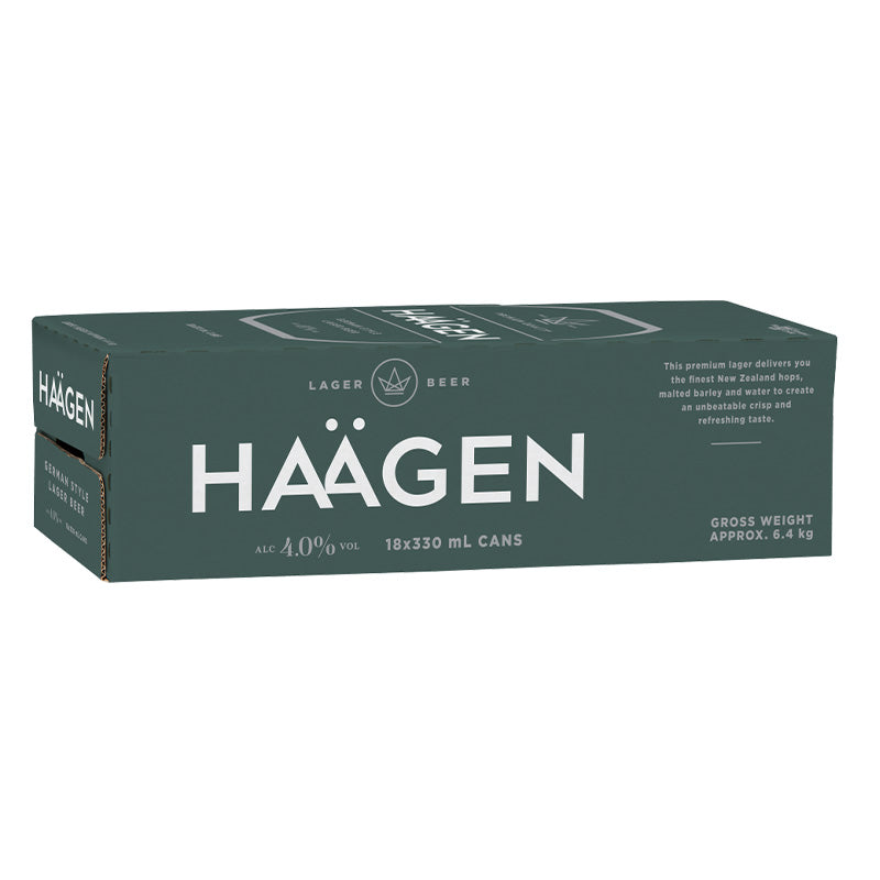 Haagen 18pk 330ml Cans