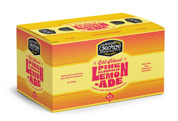 Good George Old School Pink Alcoholic Lemonade 6pk Cans