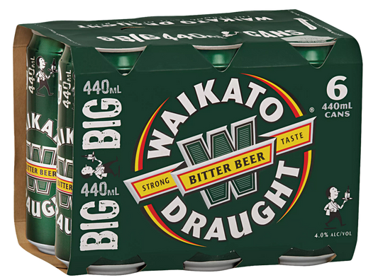 Waikato Draught Cans 6x440ml