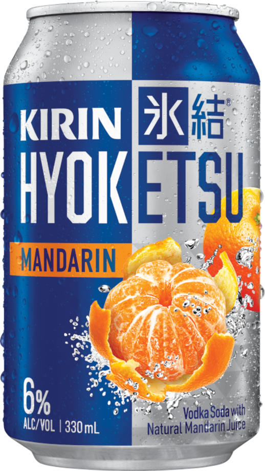 Kirin Hyoketsu Mandarin 330mL Can 10 Pack