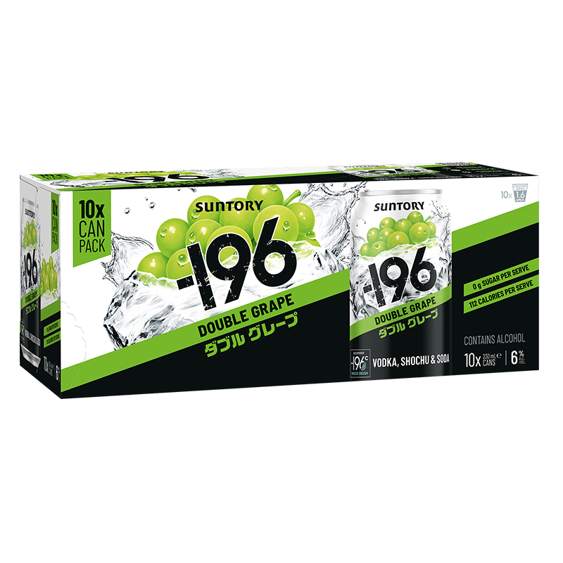 Suntory -196 Double Grape 6% 10 can pack