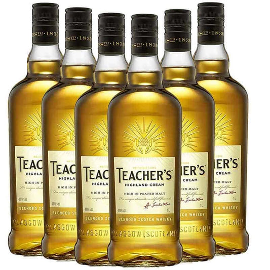 Teachers Whisky 1L 6 Pack Case Deal