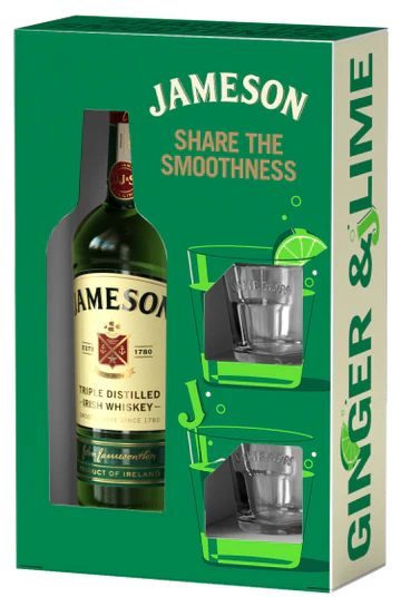 Jameson + 2 Glasses 700ml